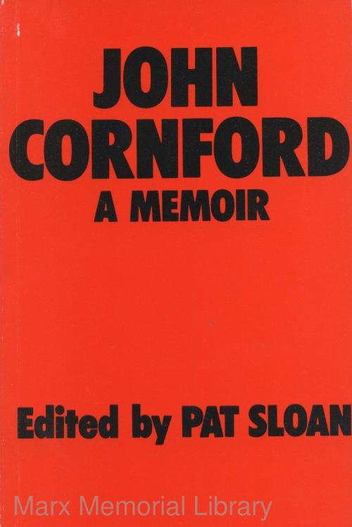 John Cornford: A Memoir