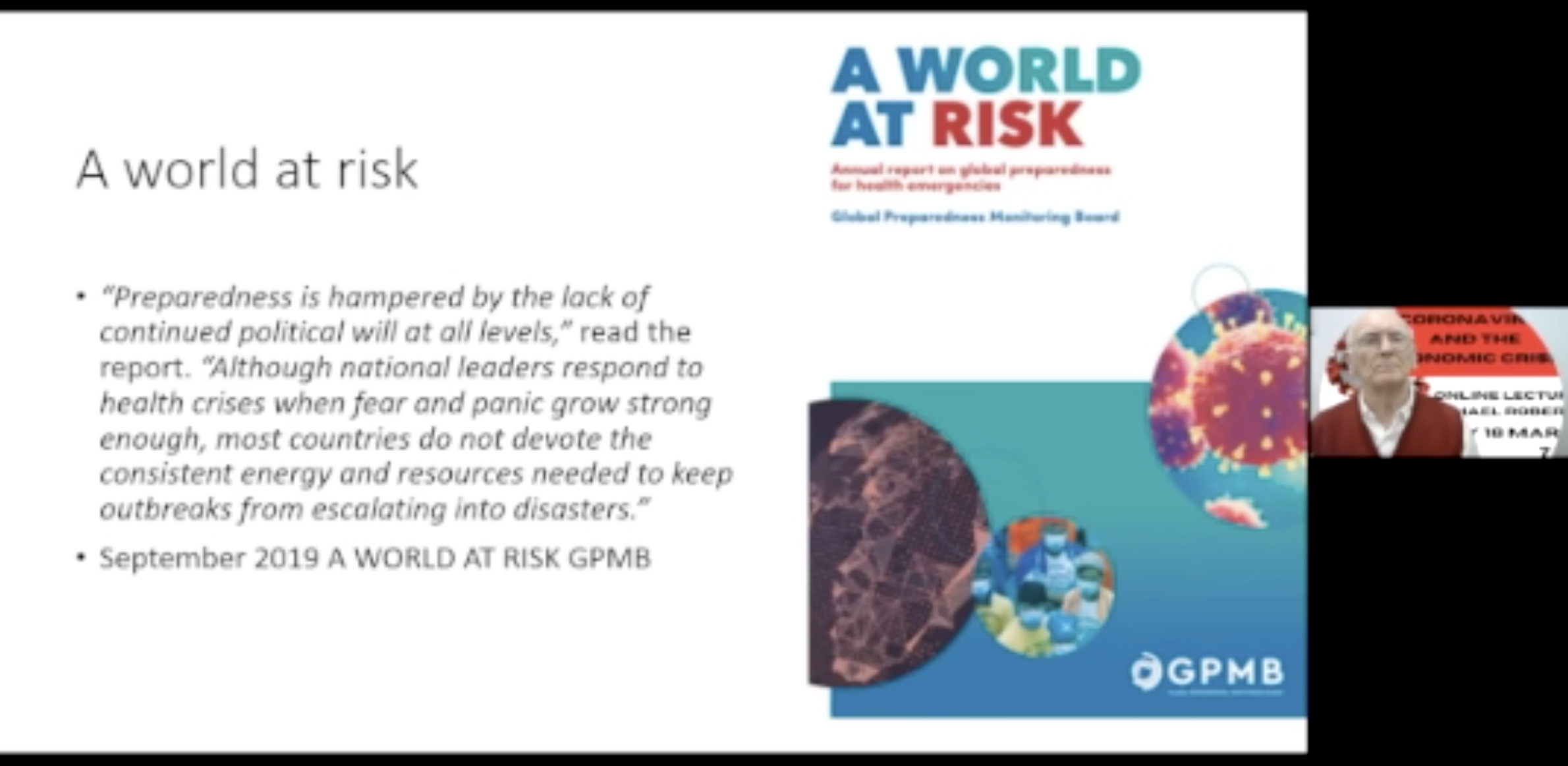 Recordings of previous events