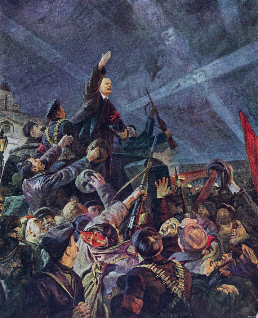 7. Scrss Lenin at Finland Station