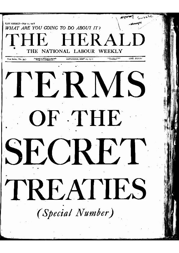 5BritishLibraryNewspaperArchive-FrontpageofTheHeraldMay7th1918